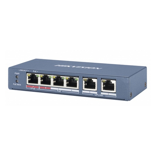 Hikvision DS-3E0106P-E/M 4 port Dual Up Link