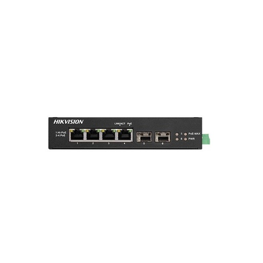 Hikvision DS-3T0506HP-E/HS 4 Port Unmanaged POE Switch